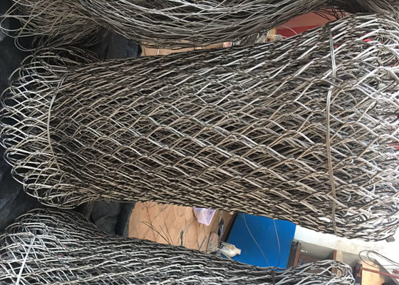 Polishing 1.2mm Stainless Steel Wire Rope Mesh Anti Rust Flexible