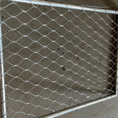 SS316 Bridge Railing Safety Mesh Stainless Steel Wire Rope Cable Mesh