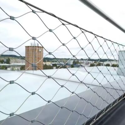 316 Stainless Steel wire Rope Mesh For Animal Zoo Enclosure Aviary Bird Net