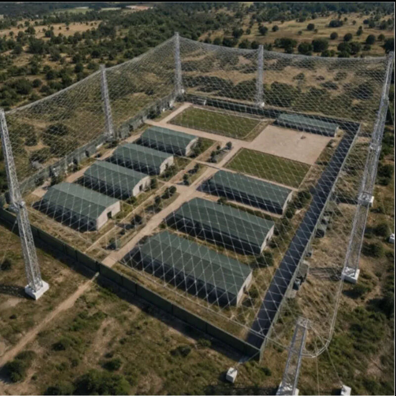 500mm Hole Size 6mm Wire Diameter Customized Anti Drone Net and Drone Protection Net for Airport Airspace Security