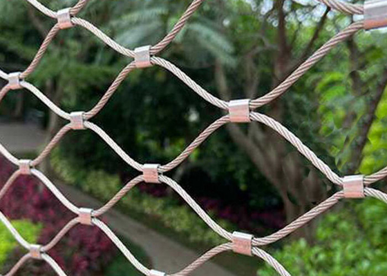 7x7 1.5mm εύκαμπτο περιφράζοντας κιγκλίδωμα κιγκλιδωμάτων αλιείας με δίχτυα καλωδίων ανοξείδωτου γεμάτο