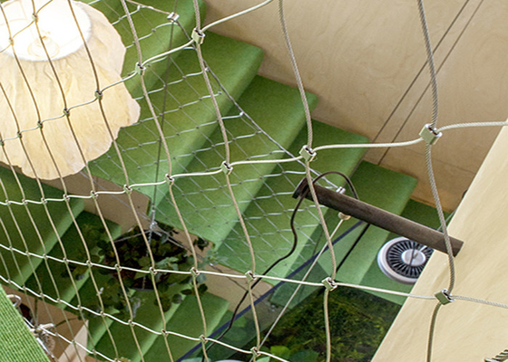 Trellis εγκαταστάσεων αρχιτεκτονικής πλέγμα 3,0 χιλ. Dia σχοινιών καλωδίων