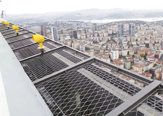 Ferrule ανοξείδωτου 316 ευελιξίας SUS 304 αλιεία με δίχτυα καλωδίων για την αρχιτεκτονική 3,0 τρύπα σχοινιών 80*80 χιλ. χιλ.