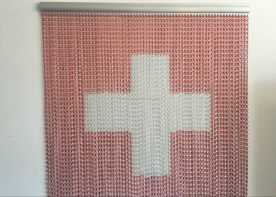 Ελκυστικό αλυσίδων αργίλιο επεξεργασίας επιφάνειας συνδέσεων κουρτίνα