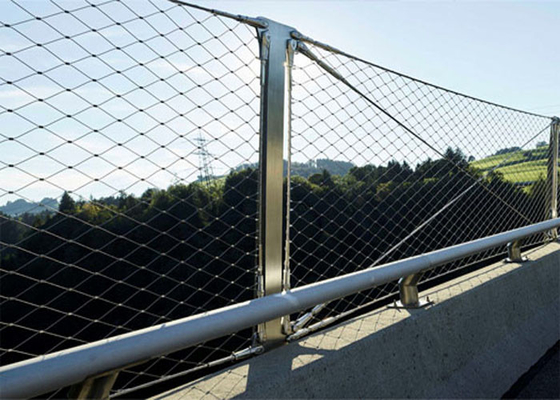 Αντι όξινο αρχιτεκτονικό πλέγμα καλωδίων CE 2.5mm διάμετρος
