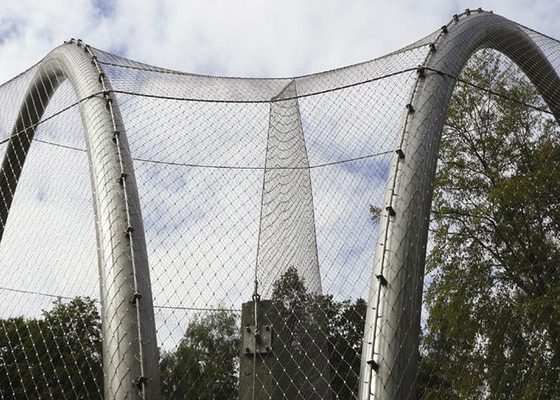 Μη σκουριασμένο συρμάτινο πλέγμα συρματόσχοινου 2,0 mm από ανοξείδωτο χάλυβα Προσαρμοσμένο