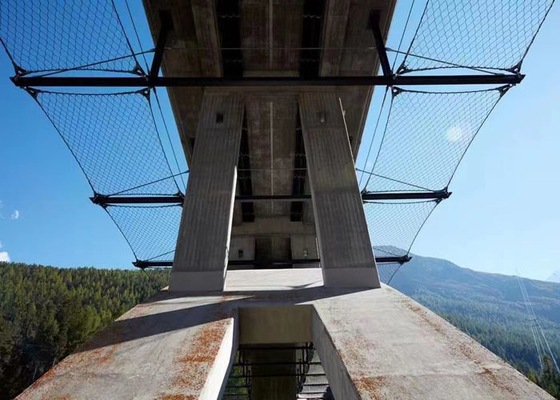 Εύκαμπτο δίχτυ καλωδίων από ανοξείδωτο χάλυβα 4,0 mm με φερρούλι αντιαλκαλικό