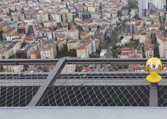 Εύκαμπτο δίχτυ καλωδίου από ανοξείδωτο χάλυβα 1,5 mm 25x25 mm που δεν σκουριάζει