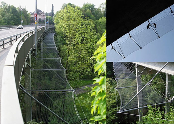 SUS316 εύκαμπτο πλέγμα 4.0mm καλωδίων ανοξείδωτου απόδειξη διάβρωσης