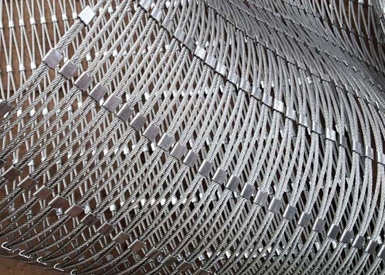 το καλώδιο SS Χ 2.0Mm τείνει το πλέγμα καλωδίων με Ferrule μη που οξυδώνει για προστατευτικό