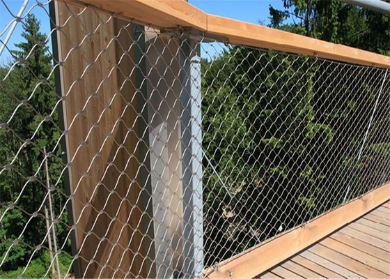 Πλέγμα φρακτών σχοινιών καλωδίων πρόληψης Sus304 πτώσης που πιάνει 2.0mm αντιδιαβρωτικά
