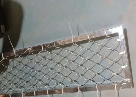 0.5-30meter πλέγμα καλωδίων κιγκλιδωμάτων με το πλαίσιο μη που οξυδώνει την πρόληψη πτώσης
