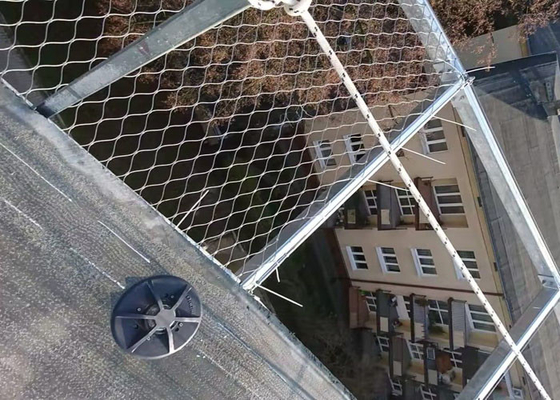 Πλέγμα σχοινιών καλωδίων ανοξείδωτου SUS 316 που περιφράζει την καιρική απόδειξη 2.0mm