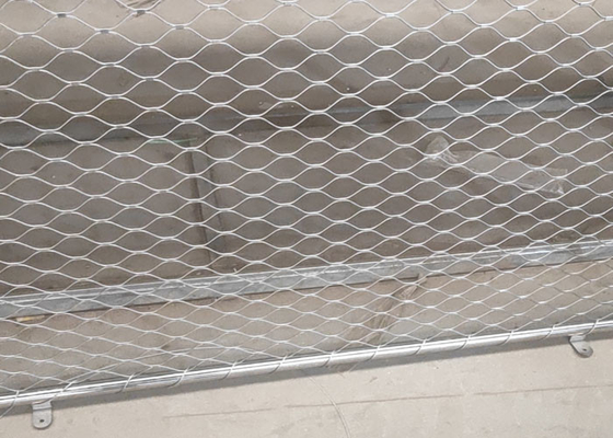 Πλαισιωμένο προσαρμογή πλέγμα σχοινιών καλωδίων για την περίφραξη οξυδώνοντας του μη καλωδίου 2.0mm