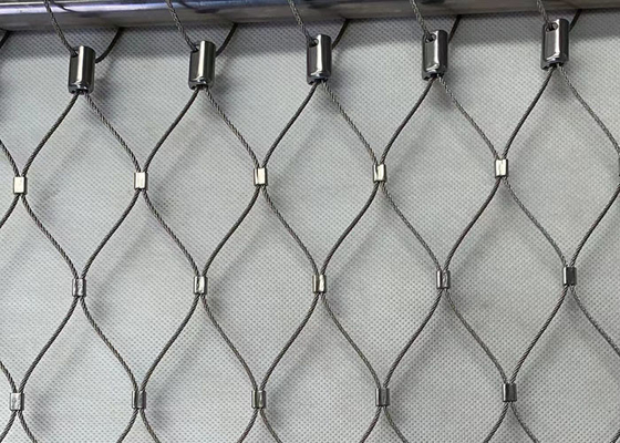 πλέγμα καλωδίων κιγκλιδωμάτων 2.0mm που περιβάλλει το αρχιτεκτονικό πλέγμα καλωδίων με φράκτη μη που οξυδώνει