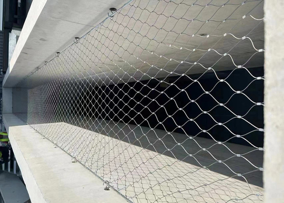 Ασφάλεια 25*25mm ένωσης αντι οξύ ευελιξίας δικτύου πλέγματος σχοινιών καλωδίων