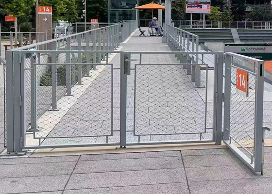 Εύκαμπτο κιγκλίδωμα δικτύωμα καλωδίων από ανοξείδωτο χάλυβα Αντιδιαβρωτικό Προσαρμοσμένο