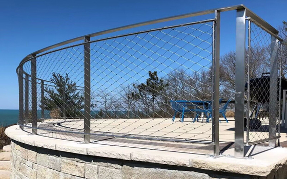 Βαλκόνια Σκάλες Ασφάλεια Σιδηροδρομικά Δίκτυα Αντί διάβρωσης 316 ανοξείδωτο