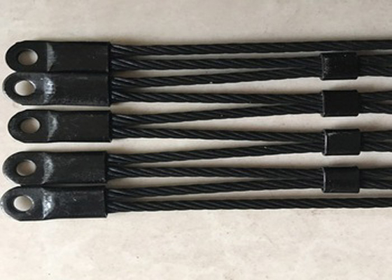 2.5mm Black Aviary Ευέλικτο ατσάλινο καλώδιο πλέγμα Αντί διάβρωσης Αντι σκουριά