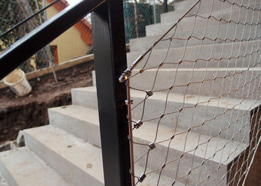 AISI316 πλέγμα καλωδίων κιγκλιδωμάτων, εύκαμπτο πλέγμα καλωδίων ανοξείδωτου 1,5 χιλ.