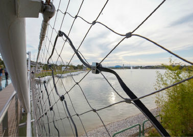 Εμπορικό υφαμένο ανοξείδωτο πλέγμα καλωδίων 304 για την αλιεία με δίχτυα αρχιτεκτονικής