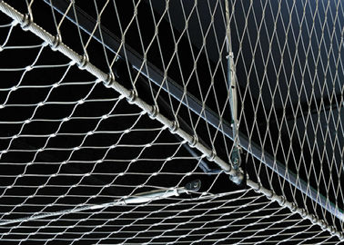 Εύκαμπτο πλέγμα 7x7 σχοινιών καλωδίων κιγκλιδωμάτων Cutomized