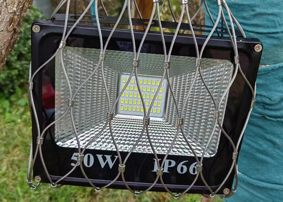 SS304 Wire Rope Mesh Anti Drop Safety Netting για το κάλυμμα ασφαλείας του καλωδιακού πλέγματος