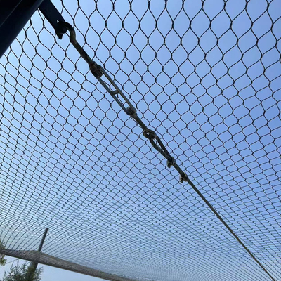 7x19 Ατσάλινο πτηνοτροφικό δίχτυ - Διαμαντένιο προστατευτικό δίχτυ για κήπους ζωολογικών κήπων