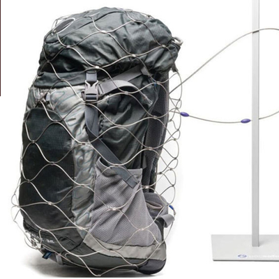 Ανοξείδωτο Ατσάλι Δίχτυ Ασφαλείας για Πρόληψη Πτώσεων, Τσάντα Πλέγματος από Συρματόσχοινο Ανοξείδωτου Ατσαλιού