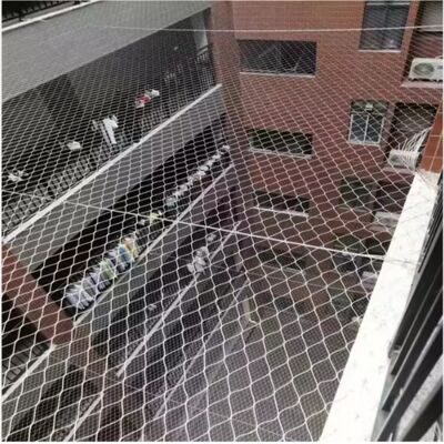 Αρχιτεκτονικό πλέγμα καλωδίων από ατσάλι για δίκτυο προστασίας προβολέων