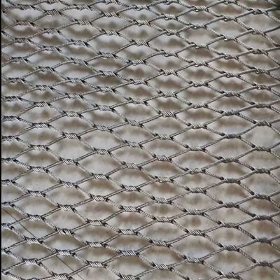 304 Μαλακό εύκαμπτο ανοξείδωτο ατσάλι μεταλλικό συρματόσχοινο πλέγμα για ζωολογικό κήπο, πτηνό, δίχτυ, φράχτη