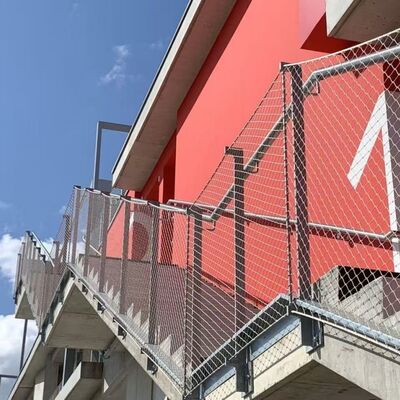 Συρματόσχοινο από ανοξείδωτο χάλυβα SUS 304/316 με προσαρμόσιμο άνοιγμα πλέγματος και αντιδιαβρωτική προστασία για την προστασία τουριστικών περιοχών