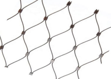 Ελαφρύ δίκτυο 2.4mm πλέγμα σχοινιών καλωδίων ανοξείδωτου