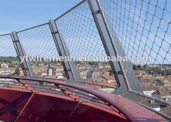 4.0mm Sus 304 Sus 316 αρχιτεκτονικός εύκαμπτος Webnet ανοξείδωτου