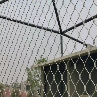 SS 316 αρχιτεκτονικό πλέγμα καλωδίων γεφυρών, δίκτυο πλέγματος σχοινιών καλωδίων