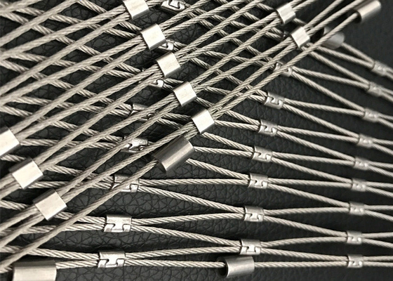 Sus 304 Sus 316 Ss Σχοινί Mesh Balustrade Αντιδιαβρωτικό