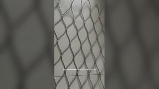 Διχτυωτό συρματόσχοινο από ανοξείδωτο ατσάλι διπλής θηλιάς