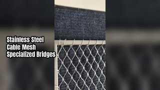 Πλέγμα καλωδίων από ανοξείδωτο χάλυβα Εξειδικευμένο για Γέφυρες